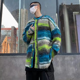 Effortless Punk Knitted Oversized Cardigan