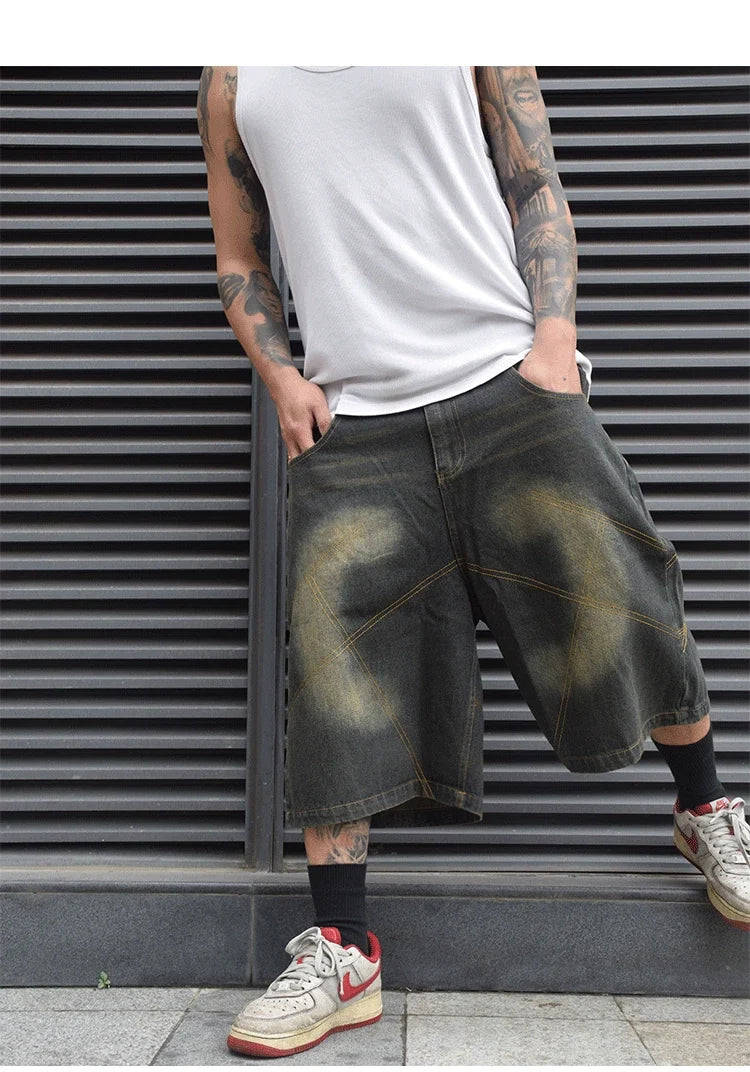 Y2k Baggy Reverse Washed Jorts