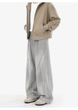 Heavy weight Elastic Straight Leg Sports Sweatpants