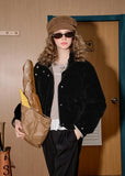 Stylish Vintage Cropped Puffer Casual Jacket