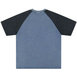 Y2K Graphic Patchwork Racing Oversized Cotton T-Shirt