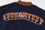 Men Essential Patchwork Baseball Varsity Jacket