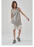 Side Slit Unisex Sleeveless T-shirt