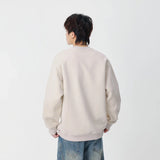 Soft Embroidered Crew Neck Sweatshirt