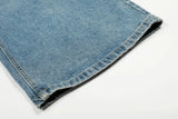 Durable Distressed Baggy Wide Leg Jeans
