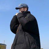 Warm Japanese Style Windproof Fleece Puffer Coat