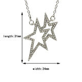 Y2K Star Pendant Necklace