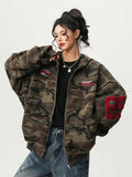 Men Bold Camouflage Digital Print Hooded Sweatshirt
