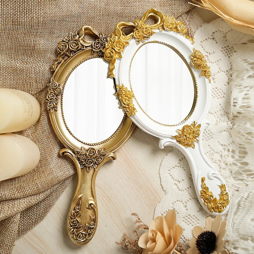 Vintage baroque Hand Mirror