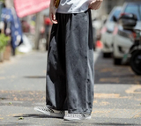 Streetwear Fashionable Straight Leg Denim Jeans