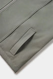Sleeveless Zip-Up Vest