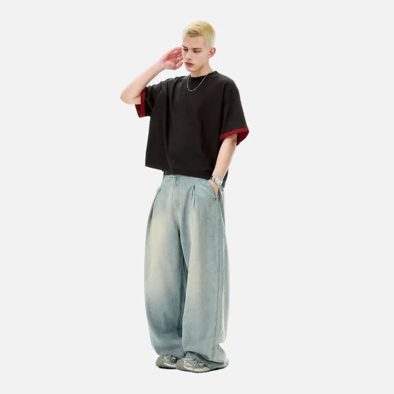 Versatile Y2K Reversible Cooling Tech T-Shirt