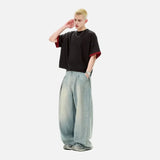 Versatile Y2K Reversible Cooling Tech T-Shirt