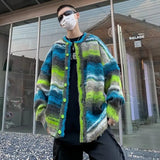 Effortless Punk Knitted Oversized Cardigan
