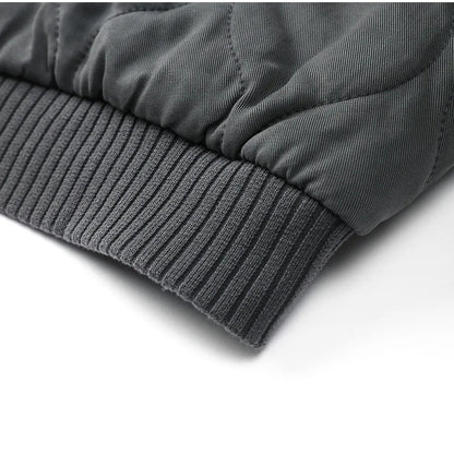 Textured Bomber Jacket