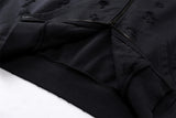 Y2K Torn Tracks Zip-up Hoodie