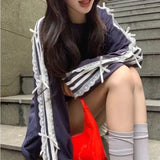 Neploe Casual Lace Patchwork Long T-Shirt