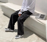 Handsome Retro Wide Leg Denim Cargo Jeans