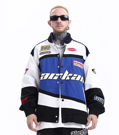 Motorsports Varsity Jackets-Jackets-DAXUEN-DAXUEN