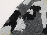 Winter Streetwear Camouflage Knitwear Cardigan
