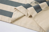 Investment Piece Striped Short Sleeve Cotton T-Shirt