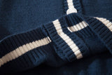 Striped Knitted Cardigan
