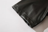 Leather Short Sleeve Shirt