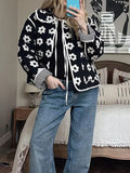 Boho Floral Reversible Padded Jacket