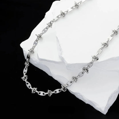 Luxury Stainless Steel Splicing Necklace
