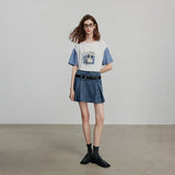 Stylish Casual Short Sleeve Women T-Shirt