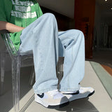 Baggy Green Wide Leg Denim Jeans