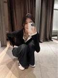 Layered Buttoned Long-Sleeve T-shirt