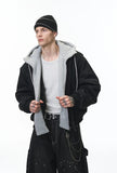 Streetwear Detachable Layered Winter Baseball Jacket