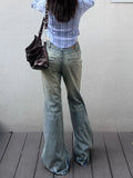 Vintage American Retro Blue Denim Jeans