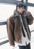 Classic Luxury Winter Parka with Faux Fur Jacket