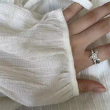 Y2K Star Adjustable Rings