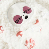 Doll Graphic Fuzzy Oversized Hoodie