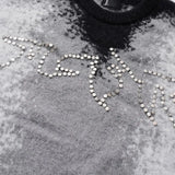 Rivet Gradient Hip Hop Knitted Sweater