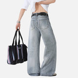 Effortless High Waist Wide Leg Denim Jeans