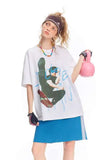 Stylish Chinese Gongfu Printed Summer T-Shirt