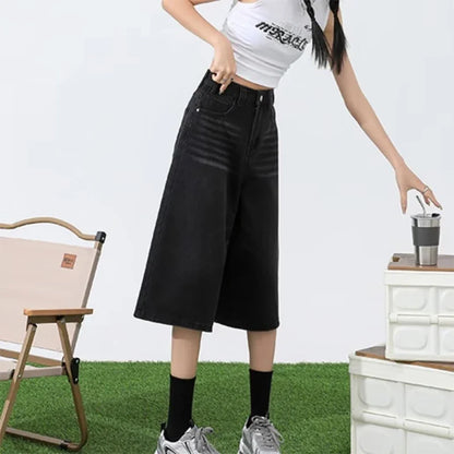 Retro Wide-Leg Jorts
