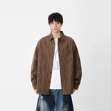 Y2K Vertical Striped Long Sleeve Shirt