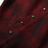 Y2K Spring Breathable Red Zip Up Hooded Sweatshirt