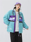 Warm Plush Winter Fleece Parkas Jacket
