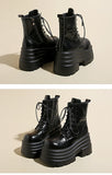 Ankle Boots PU Thick Sole Boots