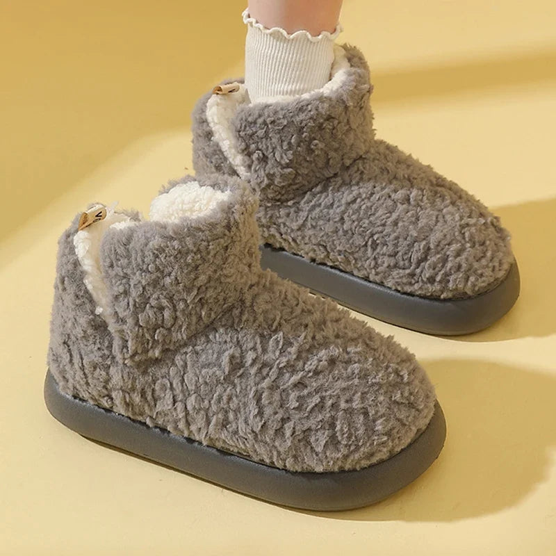 Fluffy Fur Boots Slippers