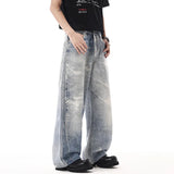 Raw Hem Realness Personalized Washed Straight Jeans