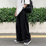 Versatile Loose Straight Cotton Wide Leg Pants
