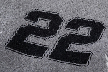 Turbo Drive Gray Star Sweater