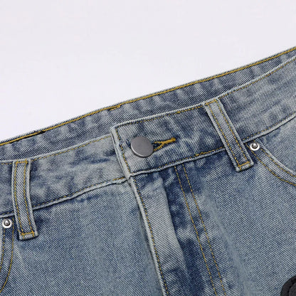 Rivet Vintage Punk Hip Hop Jeans